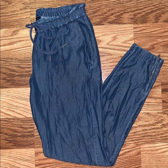 Theory Pants - Theory Chambray joggers